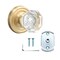 Sure-Loc Hardware Sure-Loc Hardware Turin Handleset, Zermatt Handleset Trim, Satin Brass TN507-ZT 15 - alternate 3